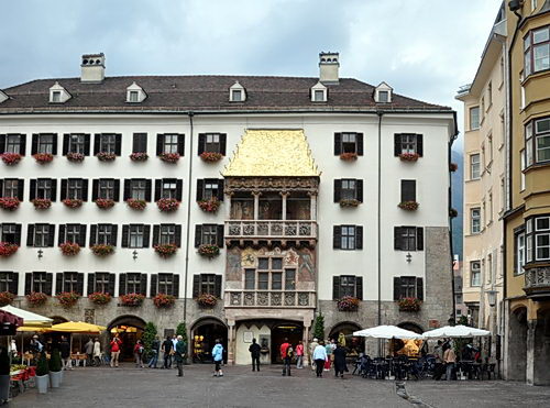 The Golden Roof in Innsbruck. Photo by Ferrell Jenkins.