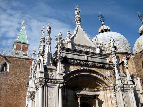 Clock Tower and the Domes of St. Mark's. Photo by Ferrell Jenkins.