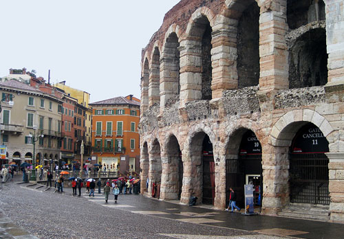 Roman Colosseum in Verona, Italy. Photo by Ferrell Jenkins.