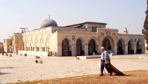 Al-aksa Mosque. View toward south west. Photo by Ferrell Jenkins.