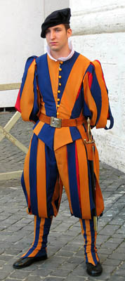 Swiss Guard at the Vatican. Photo by Ferrell Jenkins.