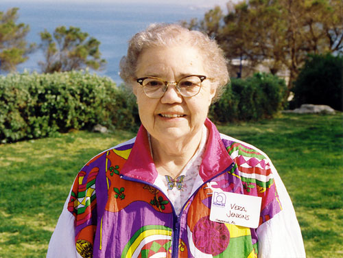 Vera Jenkins at Joppa in 1993. Photo by Ferrell Jenkins.