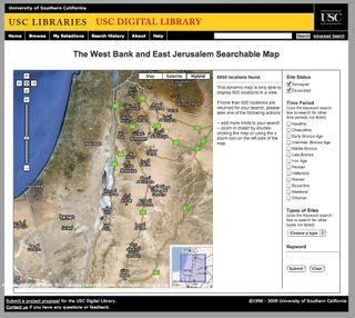 The West Bank and East Jerusalem Digital Map