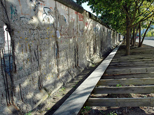 A remnant of the Berlin Wall. Photo by Ferrell Jenkins.