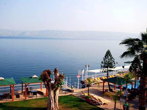 Sea of Galilee from Ron Beach Hotel