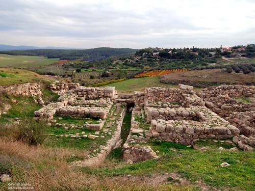 "Solomon's Gate" at Gezer. Photo by Ferrell Jenkins.