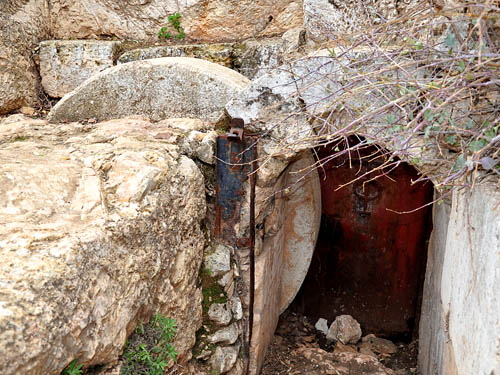 Herodian Family Tomb in Jerusalem. Photo by Ferrell Jenkins 2009.