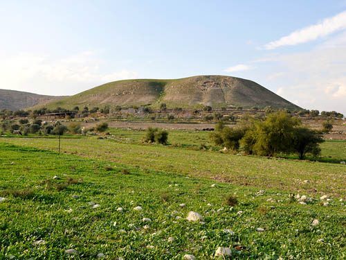 A suggested site for Abel-Meholah, home of Elisha. Photo by Ferrell Jenkins 2009.