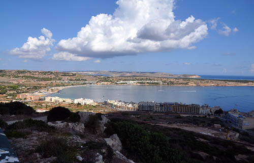 Mellieha Bay, Malta. Photo by Ferrell Jenkins.