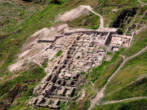 Solomonic Gate and Field A at Gezer. Photo by Ferrell Jenkins 2009.