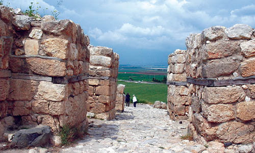 Megiddo Gate with view of Jezreel Valley. Photo by Ferrell Jenkins.