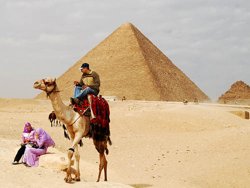 The Giza Pyramids. Photo by Ferrell Jenkins.