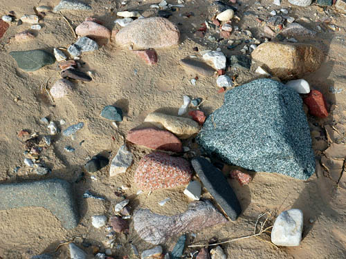 Rocks in the Wadi el Tour in the Sinai Peninsula. Photo by Ferrell Jenkins.