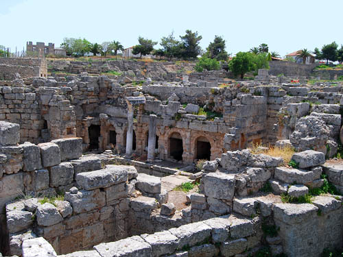 Fountain of Peirene at Ancient Corinth. Photo by Ferrell Jenkins.