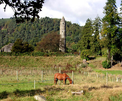 Pastoral scene at Glendalough, Ireland. Photo by Ferrell Jenkins.