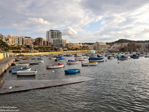 St. Paul's Harbor at Malta. Photo by Ferrell Jenkins.