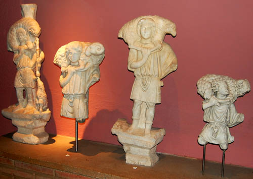 Good shepherd statues. Istanbul Archaeological Museum. Photo by Ferrell Jenkins.