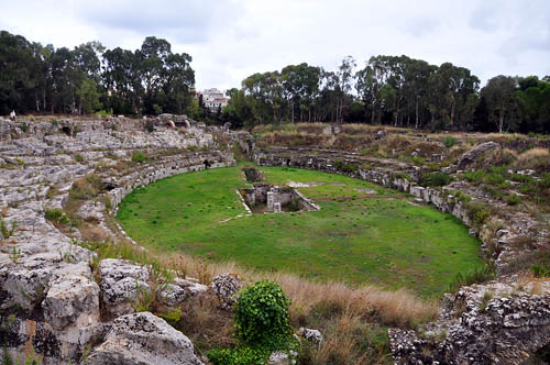 Syracuse Greek Theater. Photo by Ferrell Jenkins.