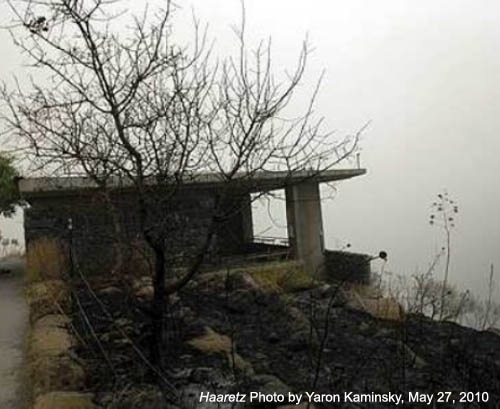 Gamla Nature Reserve Fire. Haaretz. May 27, 2010. Yaron Kaminsky.