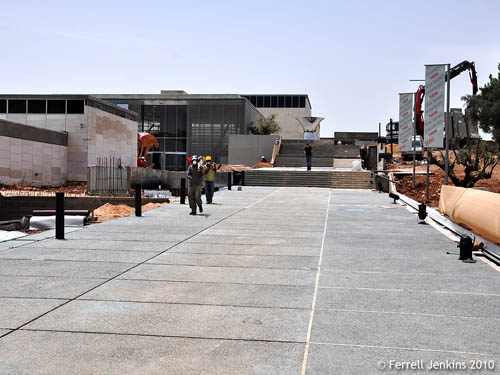 Construction at the Israel Museum - May 17, 2010. Photo by Ferrell Jenkins.