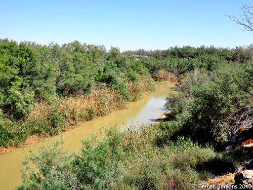 Jordan River at Bethany Beyond the Jordan. Photo by Ferrell Jenkins.