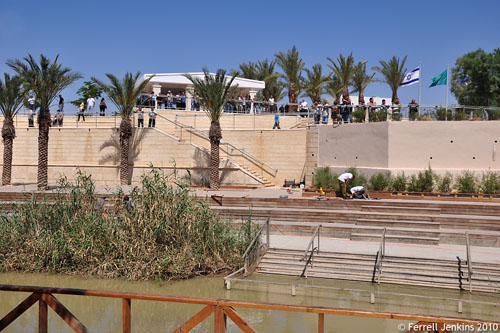 Jordan River Baptism Site in Israel and Jordan. Photo by Ferrell Jenkins.