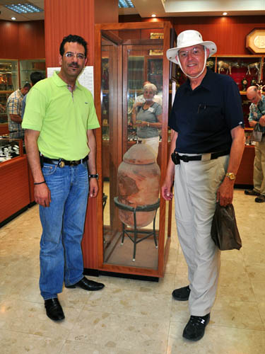 Shibly, grandson of Kando, the Temple Scroll Jar, and Ferrell Jenkins.