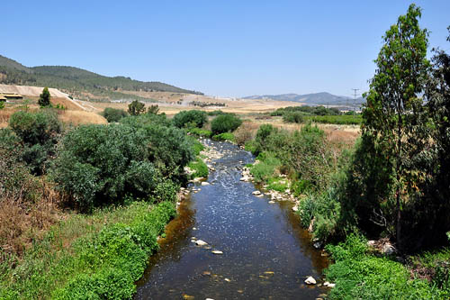 The Sorek River in the Sorek Valley near Beth-shemesh. Photo by Ferrell Jenkins.