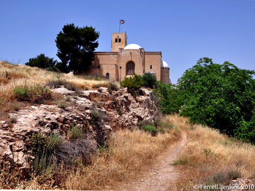 The watershed ridge in Jerusalem. Photo by Ferrell Jenkins.