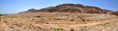 Qumran Panorama by Ferrell Jenkins.