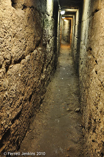 Roman Period Sewer in Jerusalem. Photo by Ferrell Jenkins.