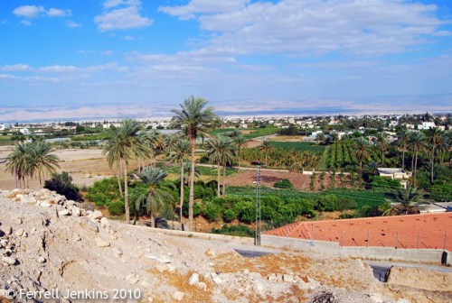 View east from Tell es-Sultan/Jericho. Photo by Ferrell Jenkins.
