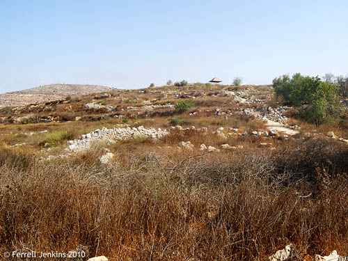 Tel Shiloh where the tabernacle once stood. Photo by Ferrell Jenkins.