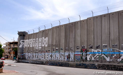 The Wall as seen in Bethlehem. Photo by Ferrell Jenkins.