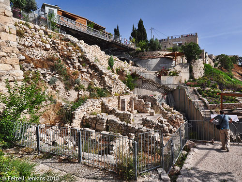 City of David from below. Photo by Ferrell Jenkins.
