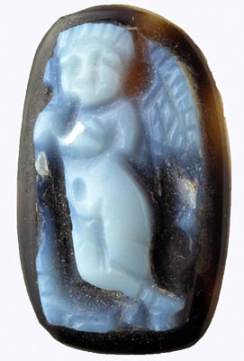 Cupid Cameo found in Jerusalem.