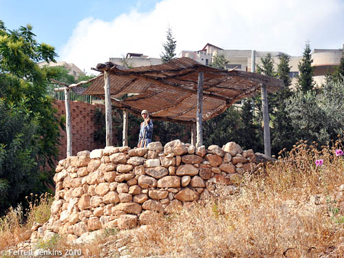 Watchtower at Nazareth Village. Photo by Ferrell Jenkins.