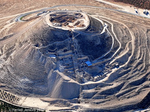 Aerial photo of the Herodium. Photo by Ferrell Jenkins.