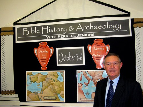 Ferrell Jenkins at Kleinwood Church of Christ.