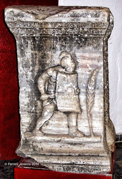 Gladiator at Ephesus. Photo by Ferrell Jenkins.