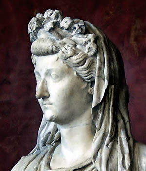 Livia, wife of Augustus, mother of Tiberius. The Louvre. Photo by Ferrell Jenkins.