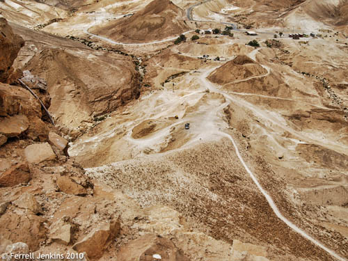 The siege ramp at Masada. Photo by Ferrell Jenkins.