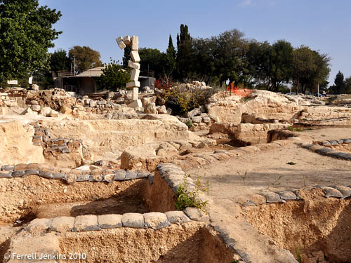 Excavation at Ramat Rachel. Photo by Ferrell Jenkins.