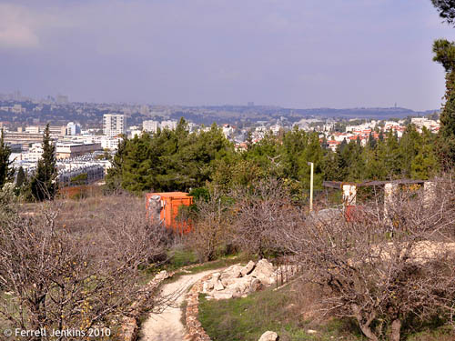 View to north of Jerusalem from Ramat Rachel. Photo by Ferrell Jenkins.