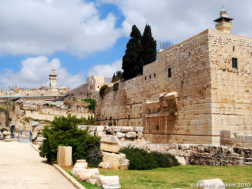 The Temple Mount Southwest Corner. Photo by Ferrell Jenkins.