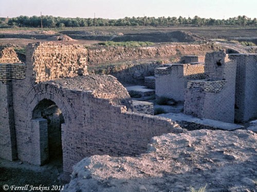 Ruins of Ancient Babylon, 1970. Photo by Ferrell Jenkins.