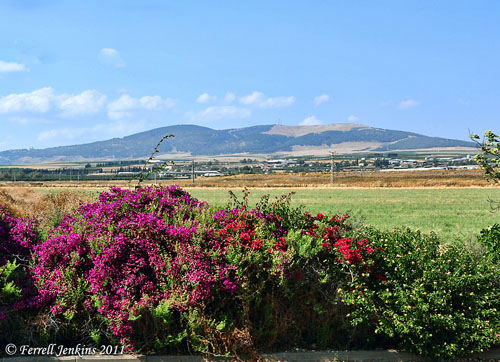 The Hill of Moreh from En Harod. Photo by Ferrell Jenkins.