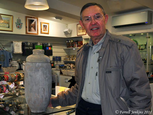 Ferrell with Qumran Replica Jar