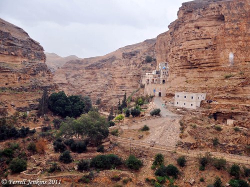 St. George Monastery in the Wadi Qilt. Photo by Ferrell Jenkins.