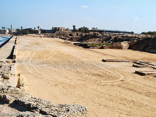 Caesarea Maritima Hippodrome. Photo by Ferrell Jenkins.